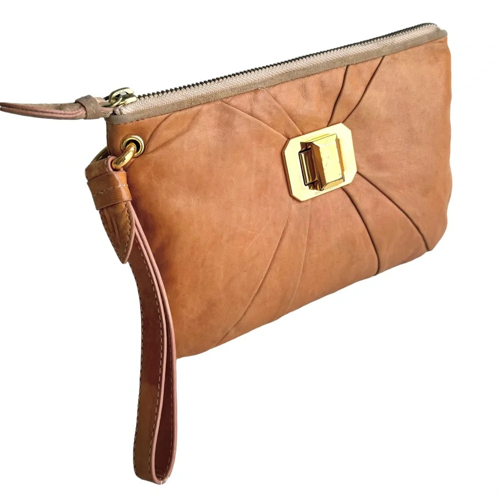 Juicy Couture Wristlet Clutch Leather